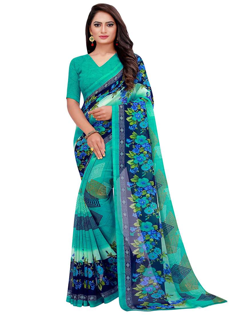 women's saree combo with blouse - 18501925 -  Standard Image - 1