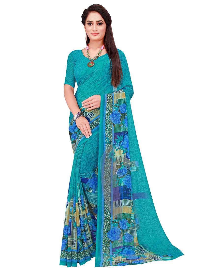 women's saree combo with blouse - 18501941 - Standard Image - 1