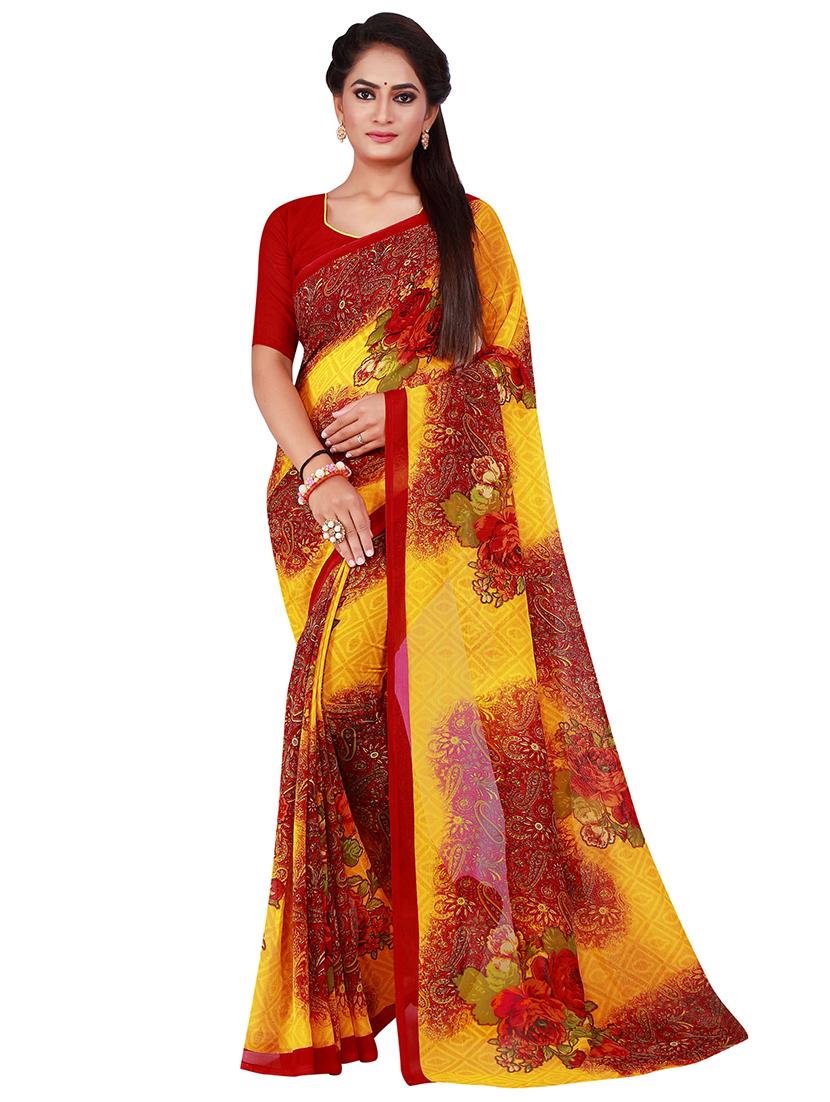 pack of 2 printed sarees - 18502007 - Standard Image - 1