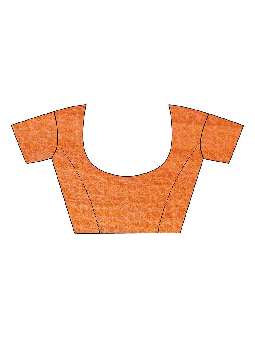 pack of 2 printed sarees with blouse - 18502031 - Standard Image - 4