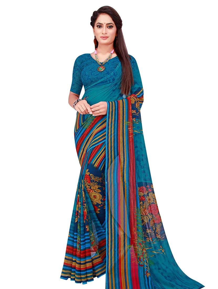 women's saree combo with blouse - 18502113 -  Standard Image - 1