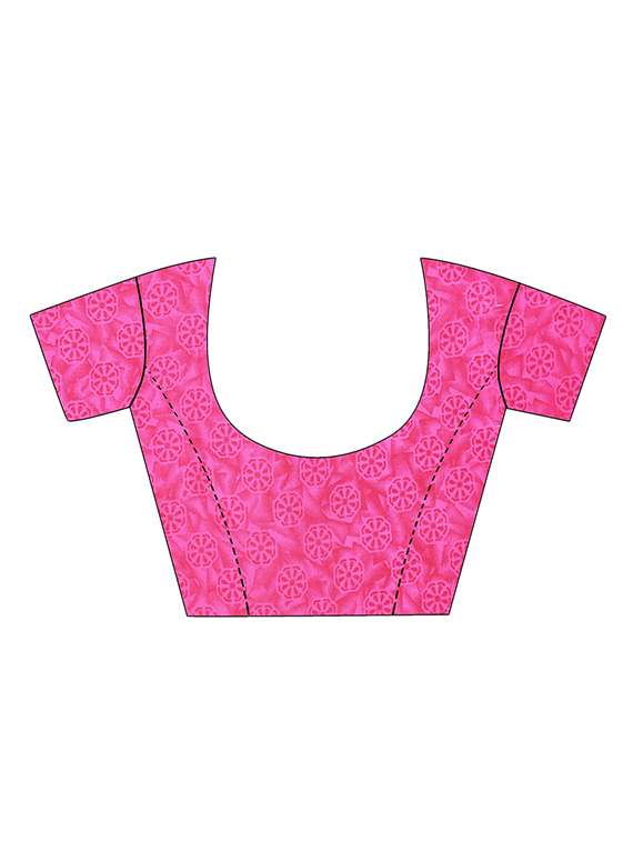 women's saree combo with blouse - 18502211 - Standard Image - 4