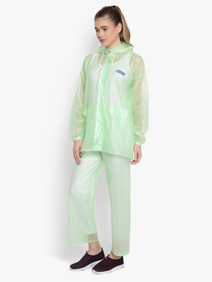 solid hooded rain suit set - 18503984 - Standard Image - 1