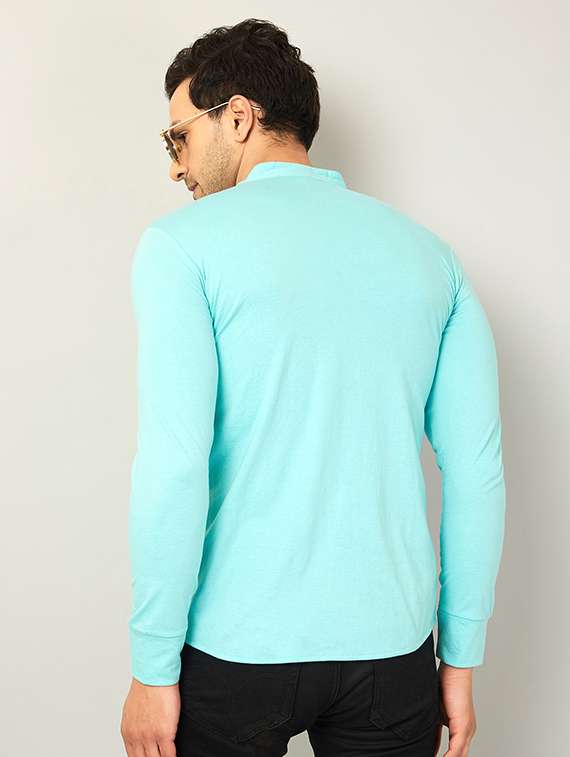 mens solid casual shirt - 18507451 -  Standard Image - 1