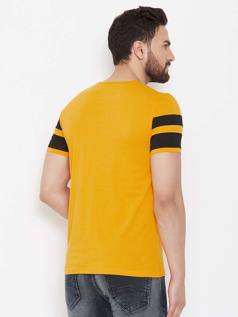 cut and sew color blocked t-shirt - 18507623 -  Standard Image - 1