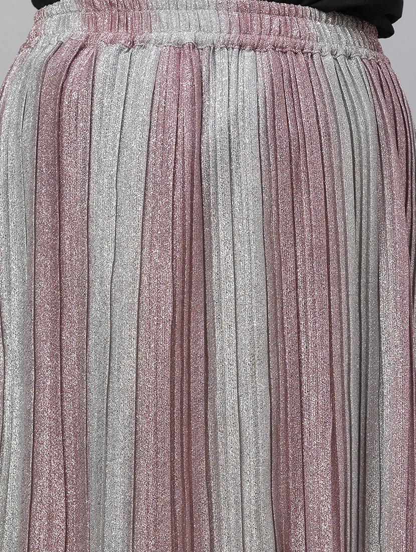elasticated waist pleated mini skirt - 18507868 - Standard Image - 4