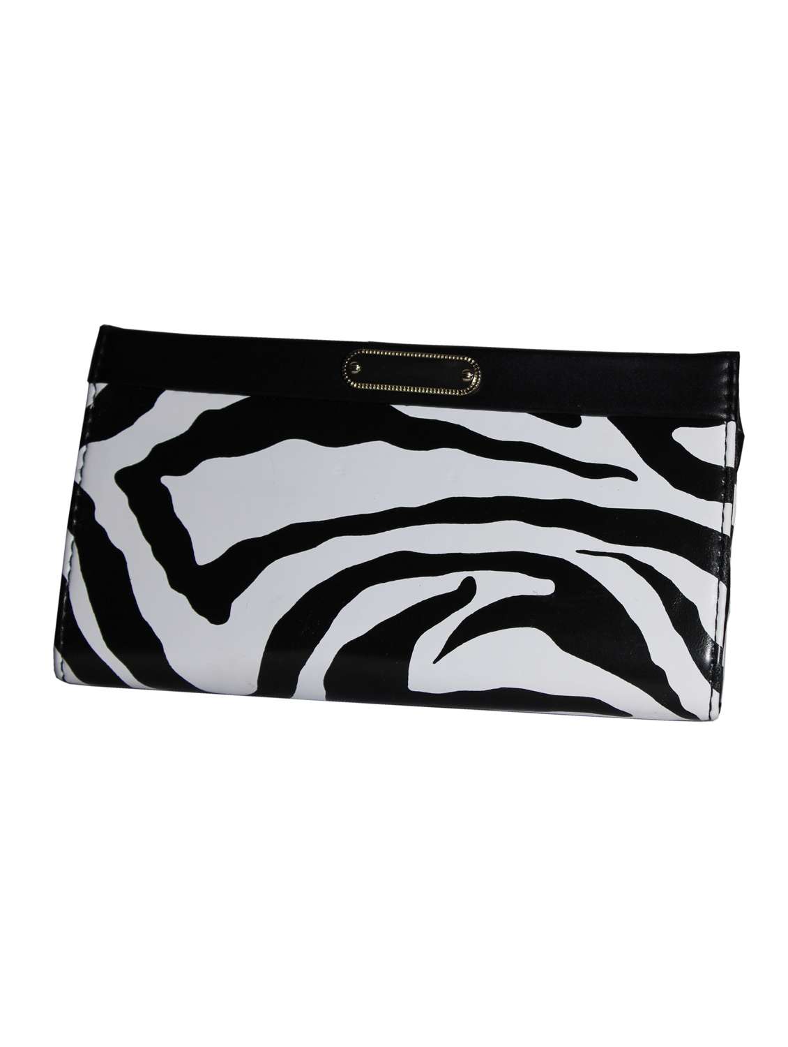 black leatherette (pu) regular clutch - 18507904 -  Standard Image - 1
