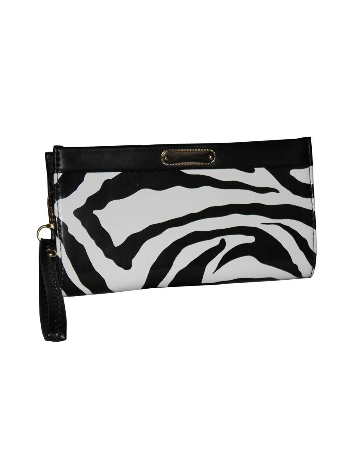 black leatherette (pu) regular clutch - 18507904 -  Standard Image - 4