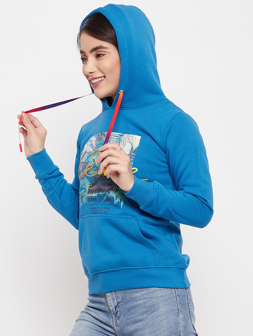 hooded neck graphic sweatshirt - 18507984 - Standard Image - 1