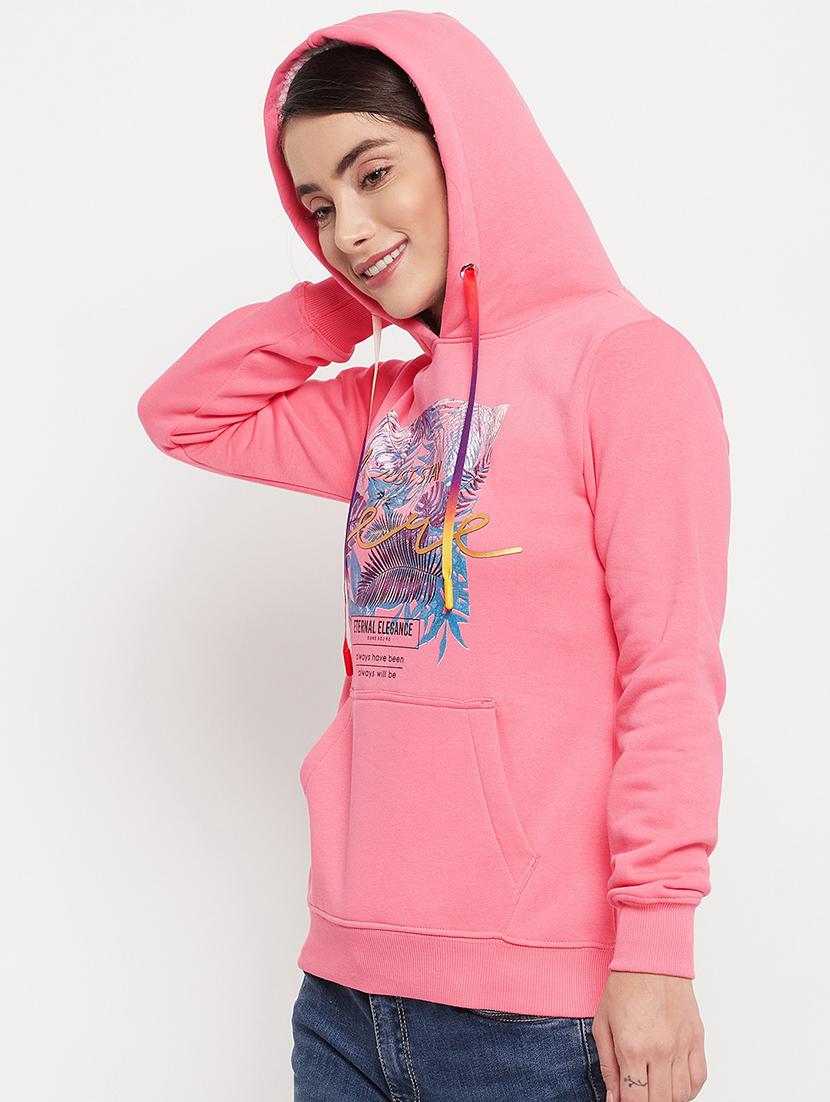 hooded neck graphic sweatshirt - 18507985 - Standard Image - 1