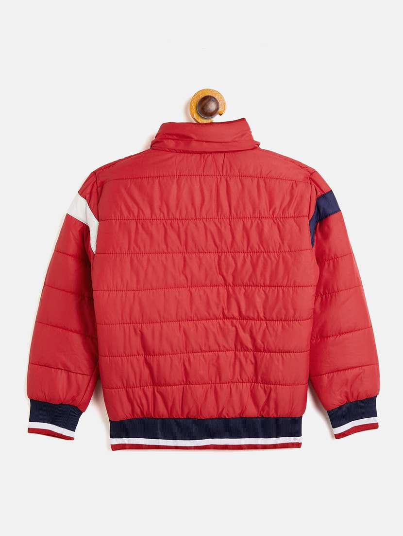 boys hooded neck quilted jacket  - 18508032 -  Standard Image - 1