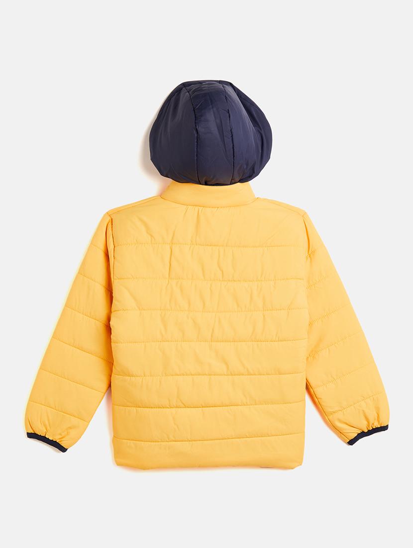 boys hooded neck quilted jacket - 18508033 - Standard Image - 1