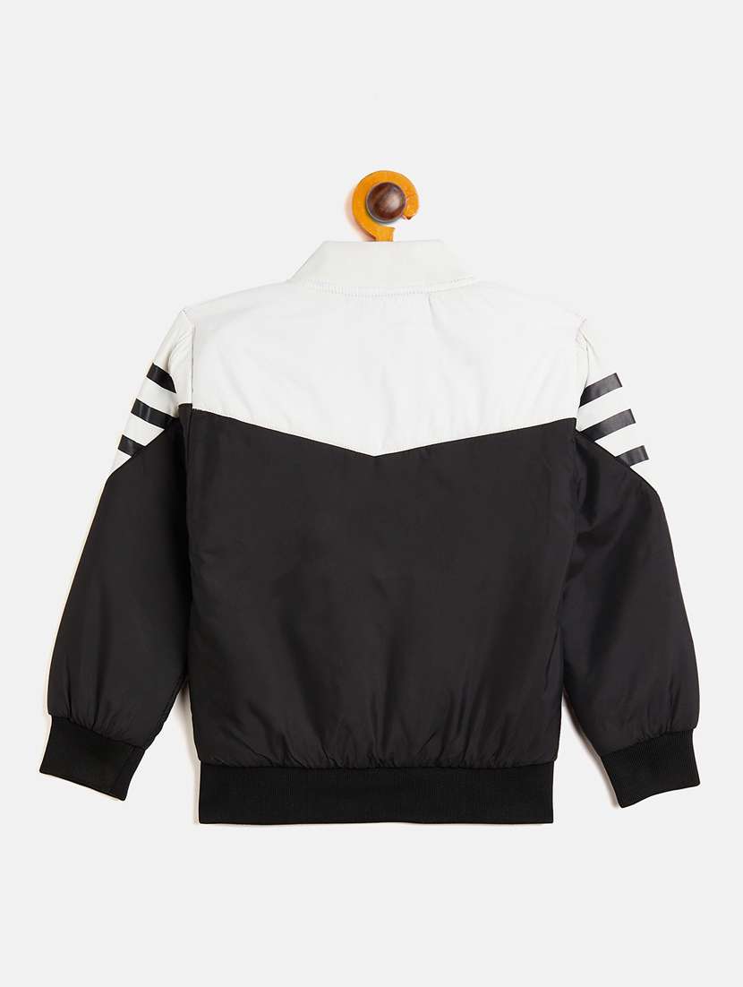 Boys Color Block Bomber Jacket 