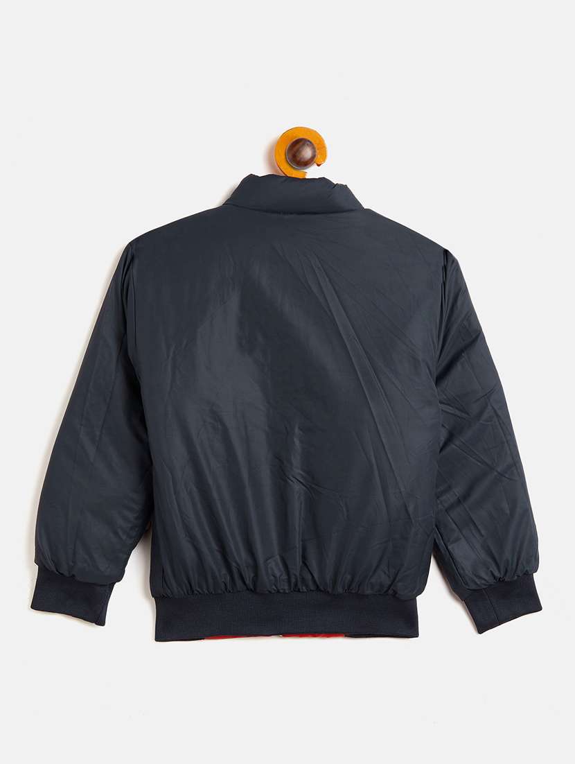 boys hooded neck reversible jacket  - 18508039 -  Standard Image - 4