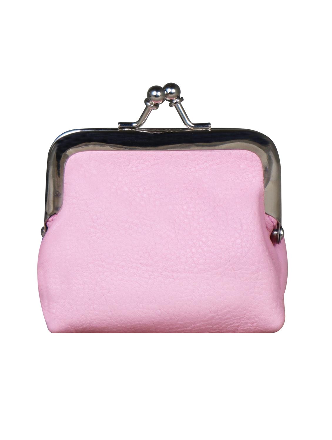 pink solid structured clutch - 18509532 - Standard Image - 1