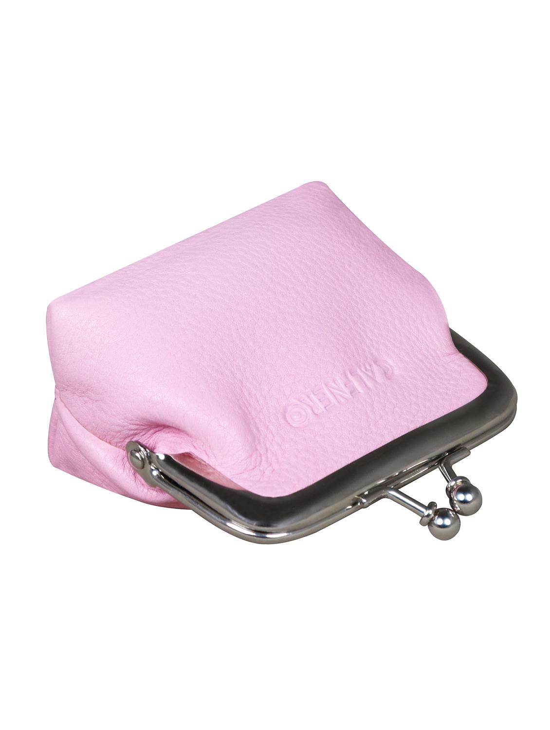 pink solid structured clutch - 18509532 - Standard Image - 4