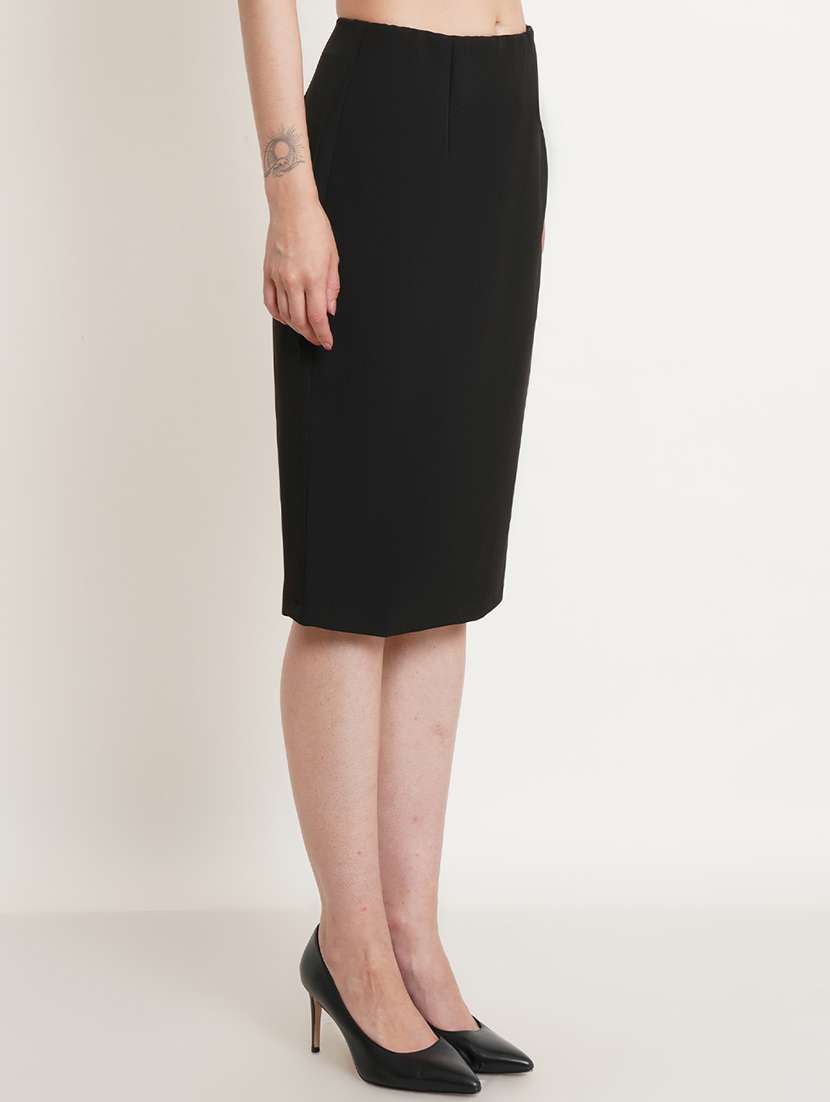mid rise solid bodycon skirt  - 18509665 -  Standard Image - 1