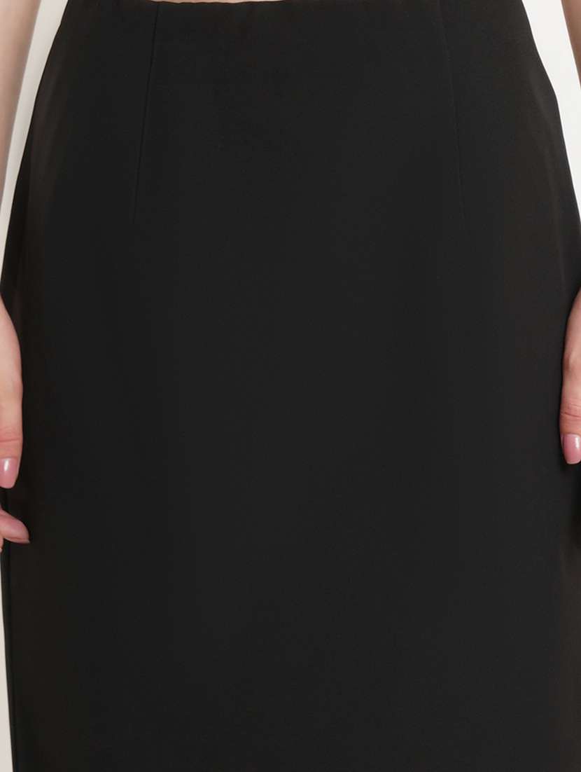 mid rise solid bodycon skirt  - 18509665 -  Standard Image - 4