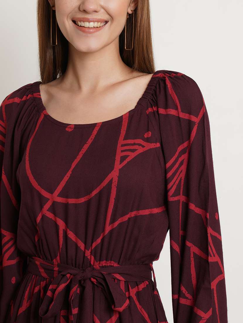 women's tiered dress color block dress - 18509690 -  Standard Image - 4