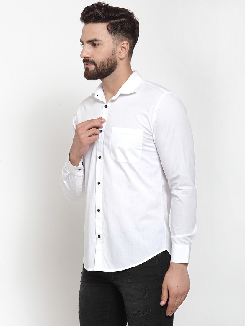 mens solid casual shirt - 18509932 -  Standard Image - 1