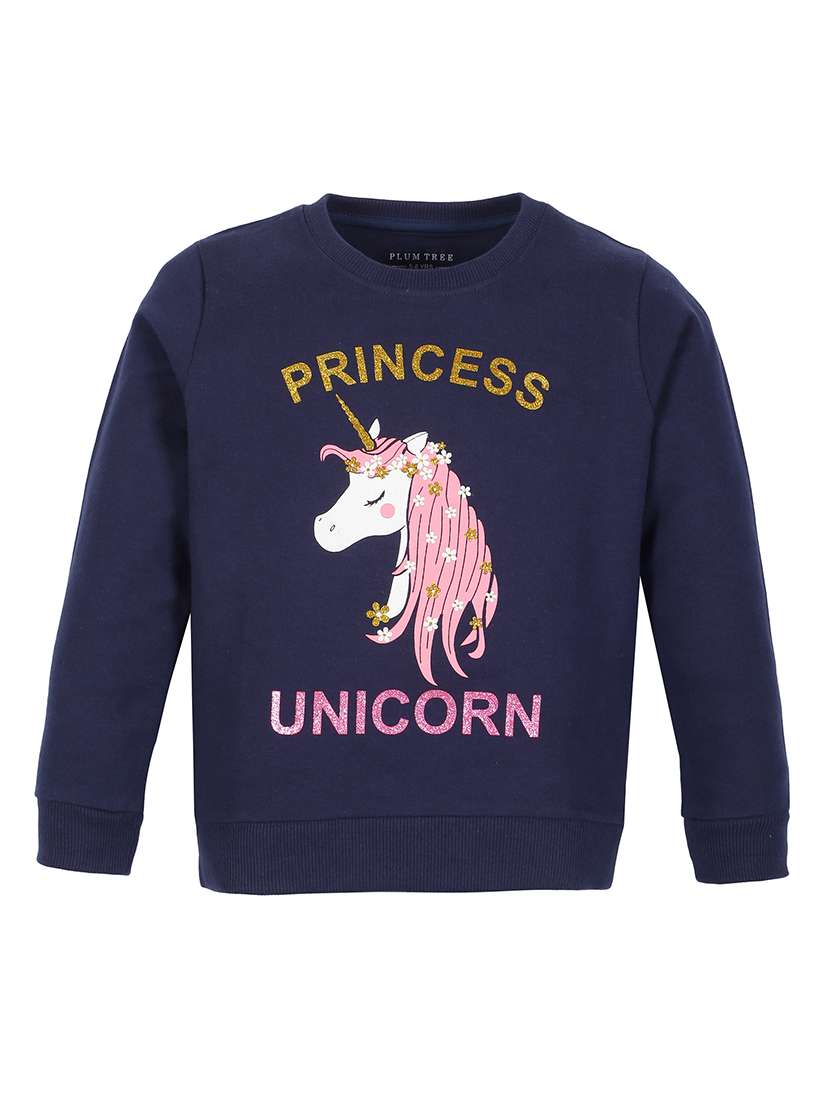 girls printed sweatshirt