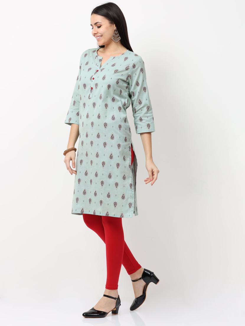 women's straight kurta - 18510082 - Standard Image - 1