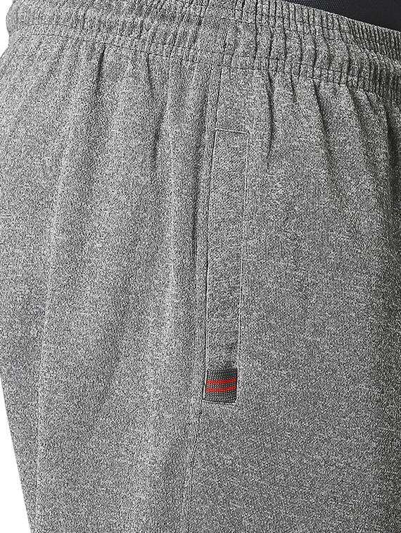 grey solid joggers track pant - 18510400 - Standard Image - 4