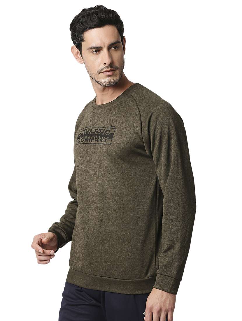 round neck chest print sweatshirt  - 18510577 -  Standard Image - 1