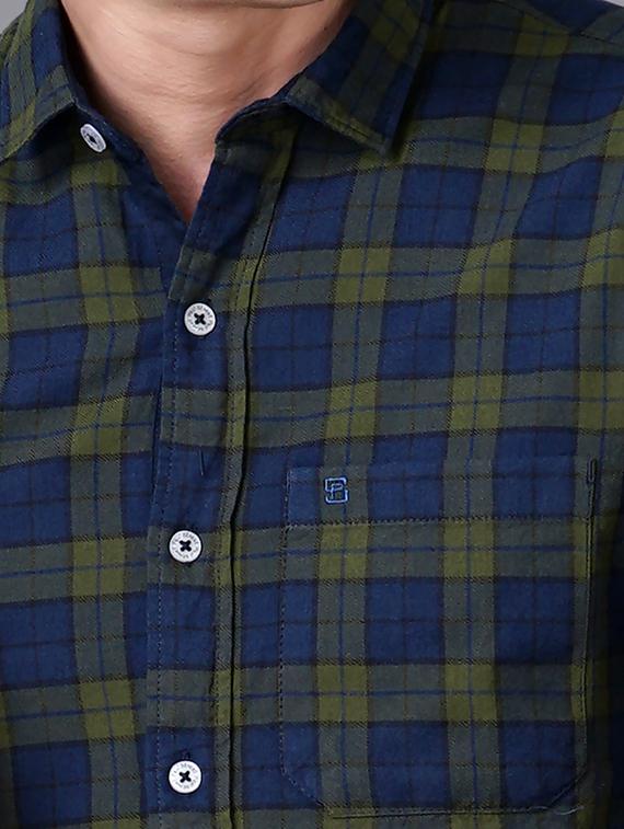 check print casual shirt - 18512107 - Standard Image - 4