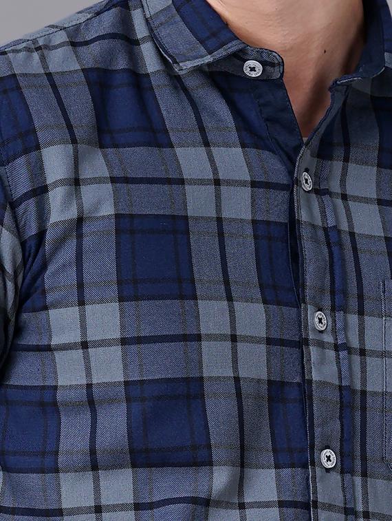 check print casual shirt - 18512111 - Standard Image - 4