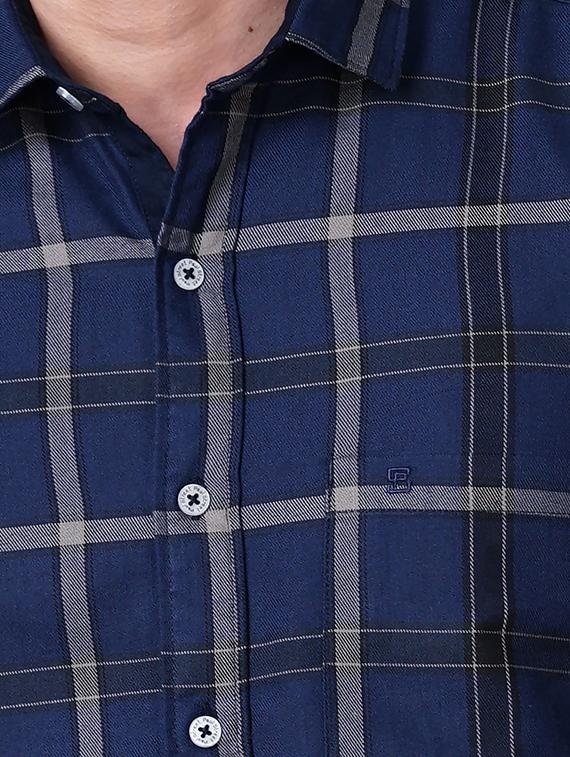 check print casual shirt - 18512117 - Standard Image - 4