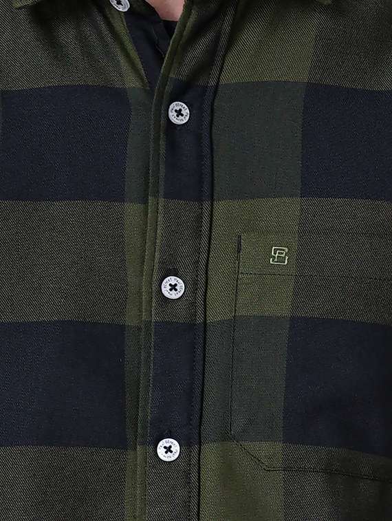 check print casual shirt - 18512119 - Standard Image - 4