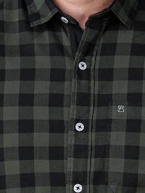 check print casual shirt - 18512127 - Standard Image - 4