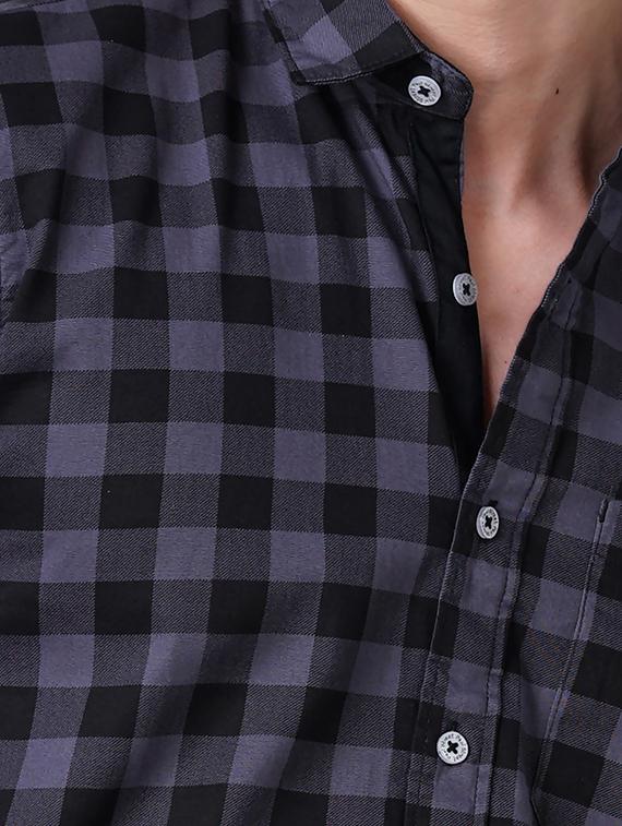 check print casual shirt - 18512128 - Standard Image - 4