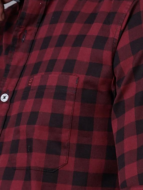 check print casual shirt - 18512130 - Standard Image - 4