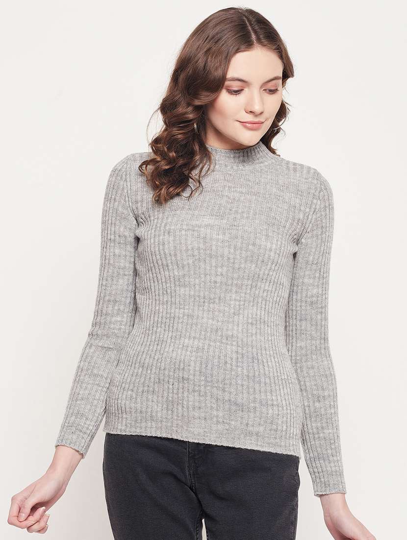 long sleeved solid regular pullover