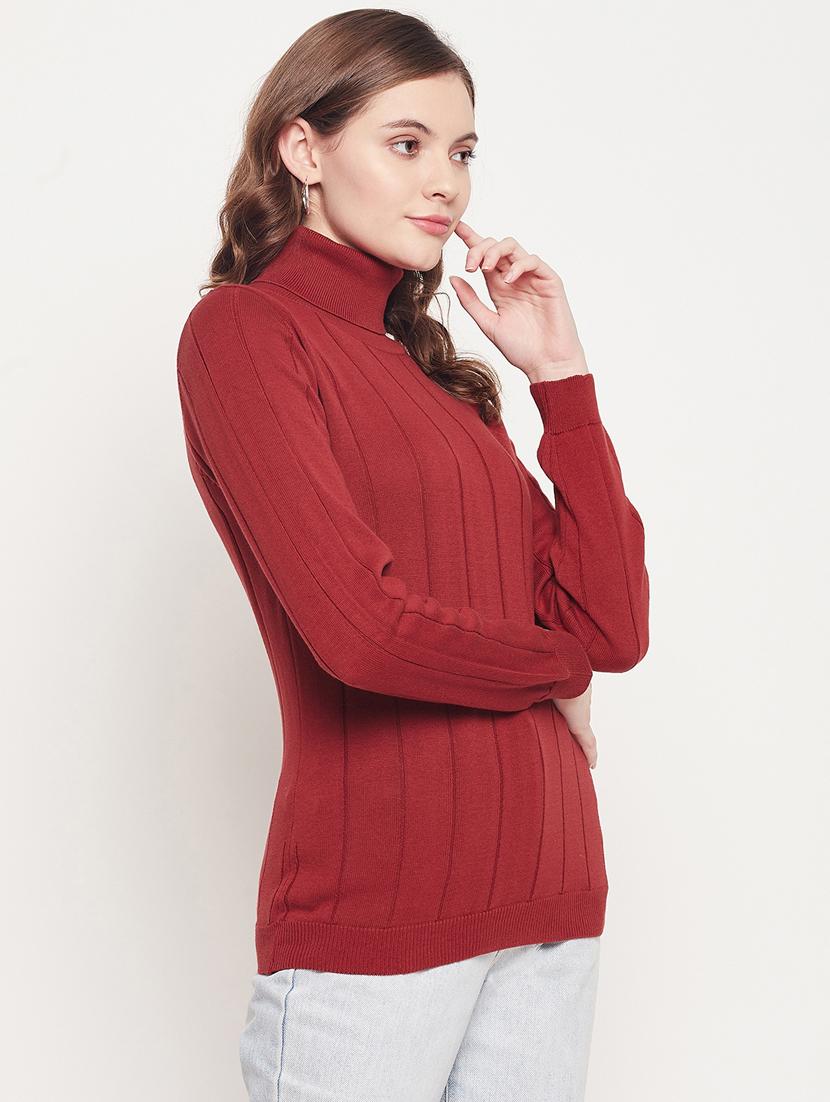 long sleeved solid regular pullover - 18512246 - Standard Image - 1