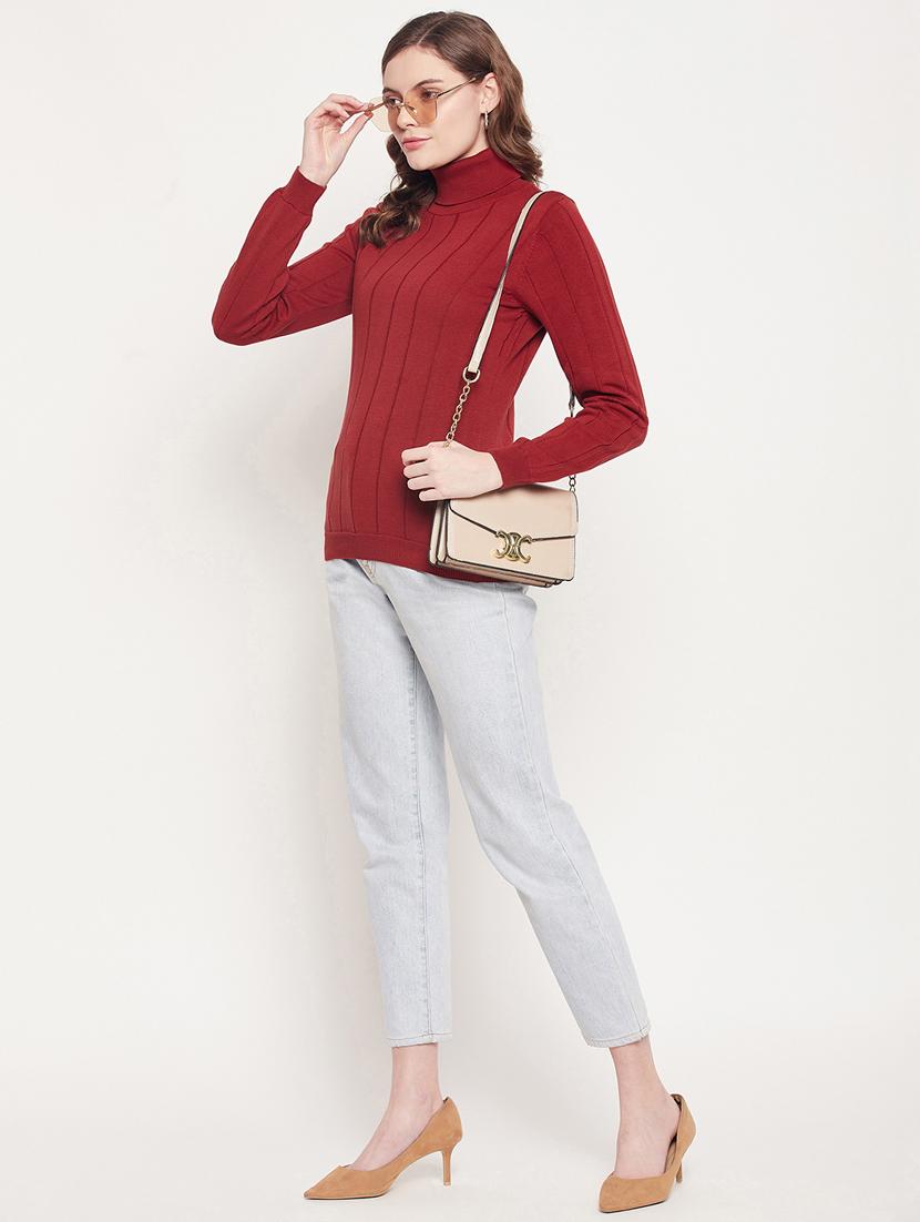 long sleeved solid regular pullover - 18512246 - Standard Image - 4