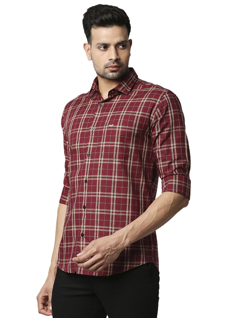 red checkered casual shirt - 18512515 - Standard Image - 1