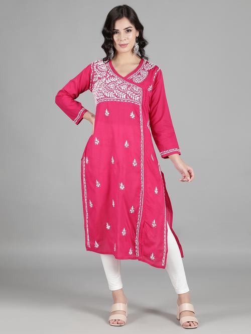 women's straight kurta - 18512682 - Standard Image - 0