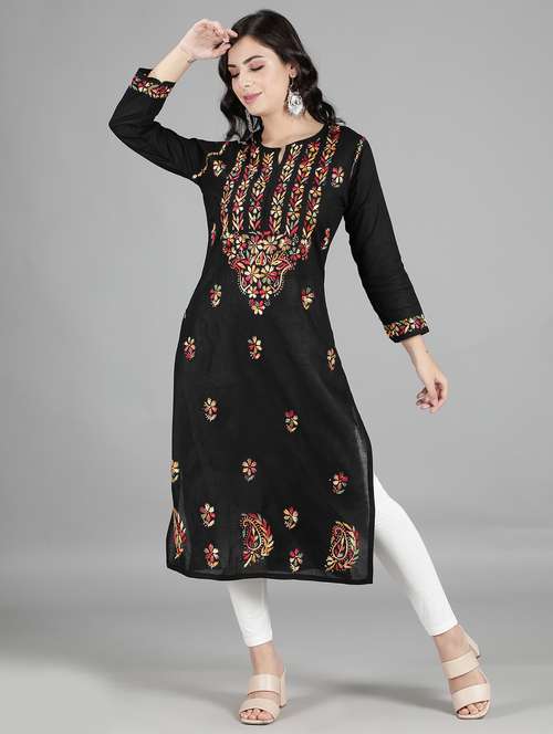 women's straight kurta - 18512686 - Standard Image - 0