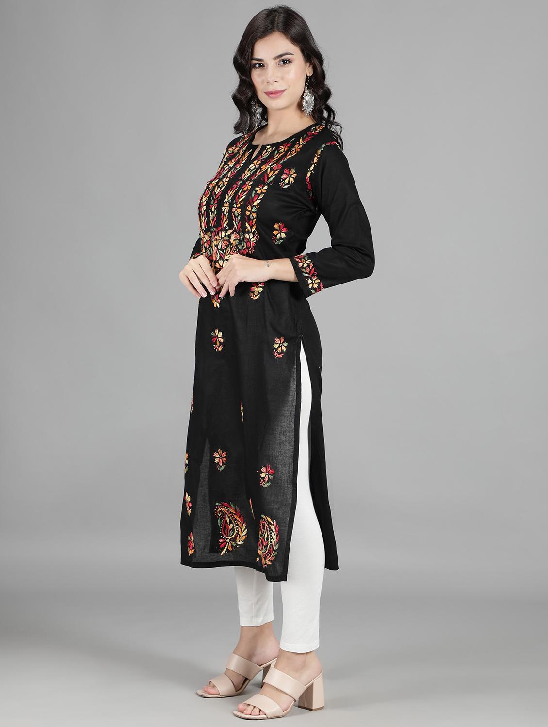 women's straight kurta - 18512686 - Standard Image - 1