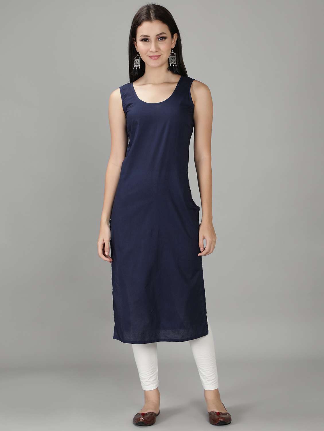 women's straight kurta - 18512724 -  Standard Image - 1