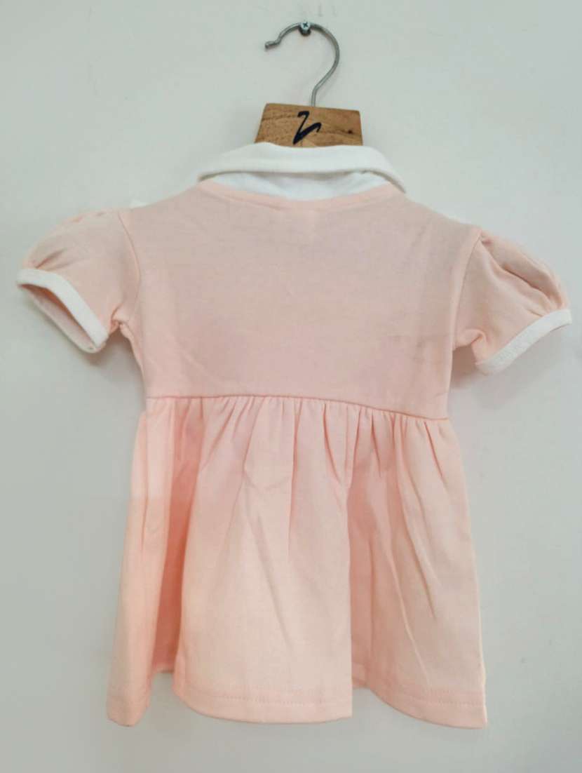 girls collared short sleeves frock - 18513434 -  Standard Image - 1