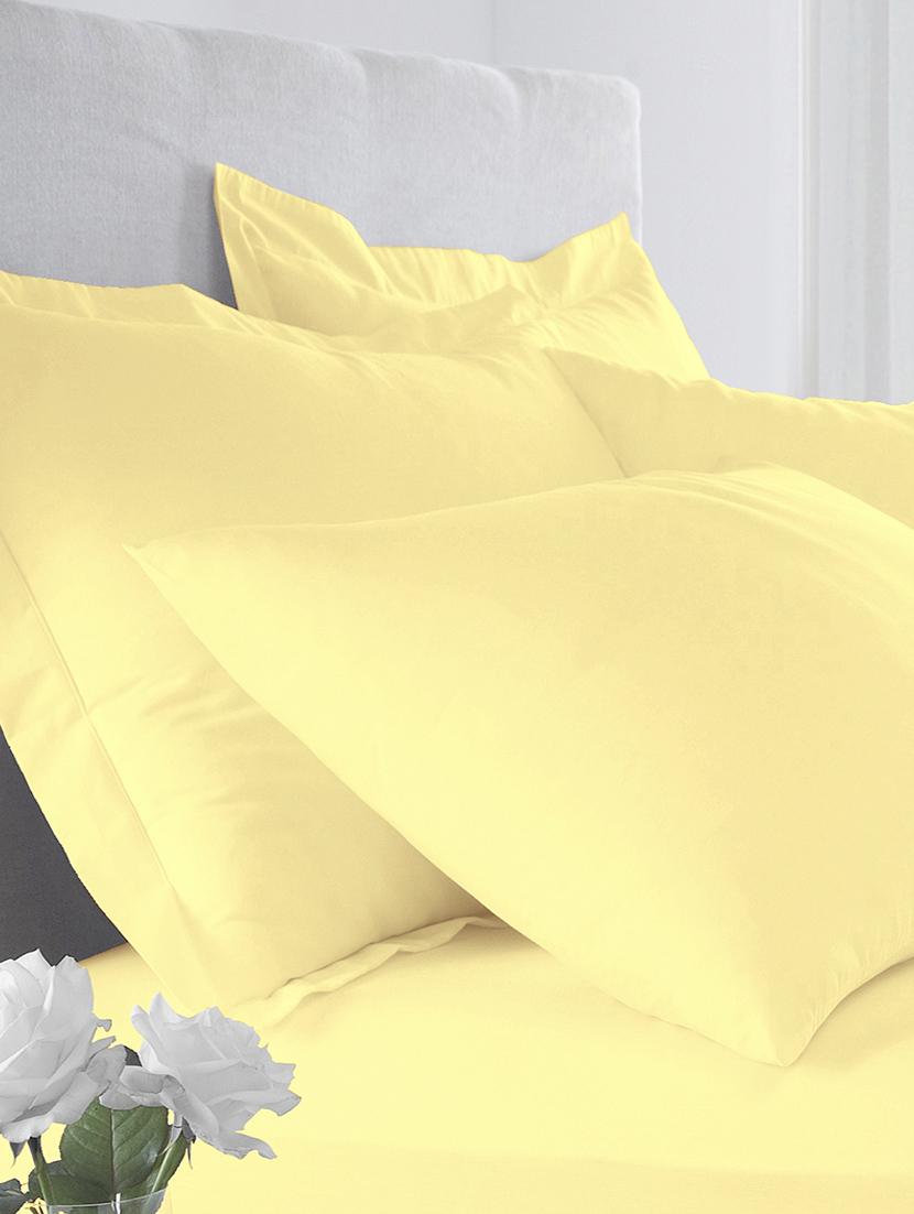 yellow cotton bedsheet - 18514208 - Standard Image - 1