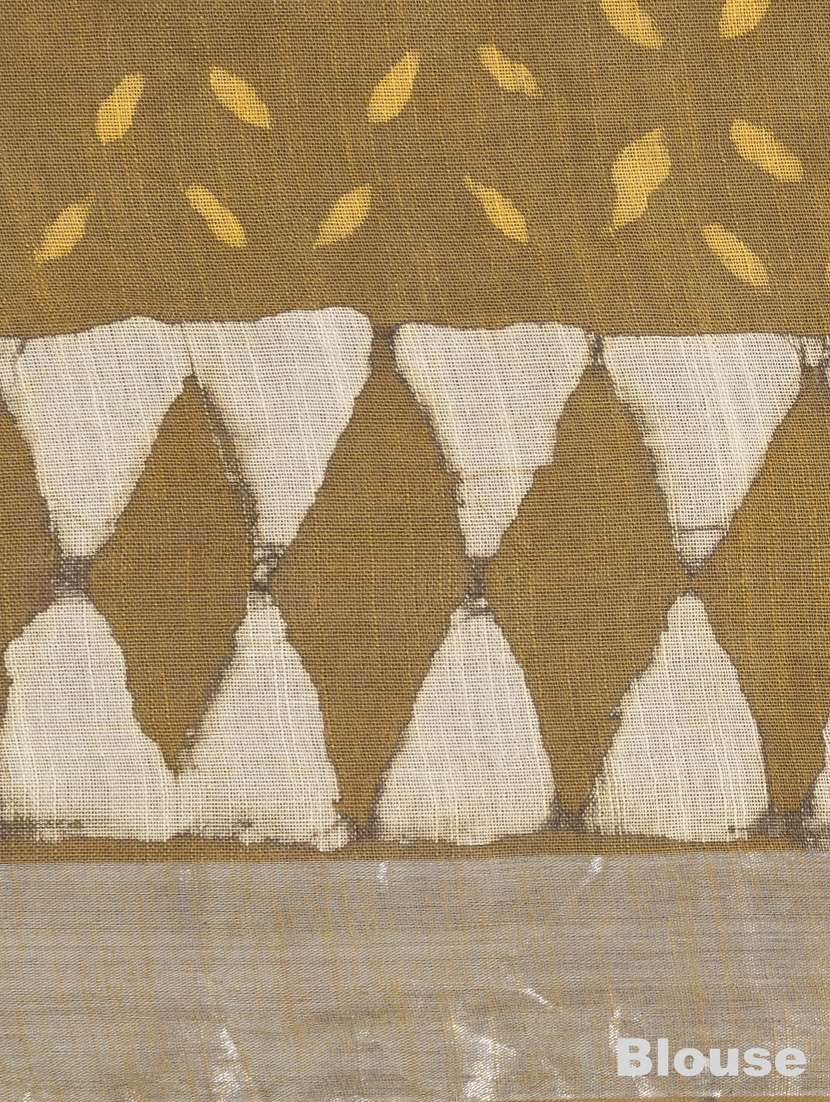 dabu printed saree  with blouse - 18514428 -  Standard Image - 4