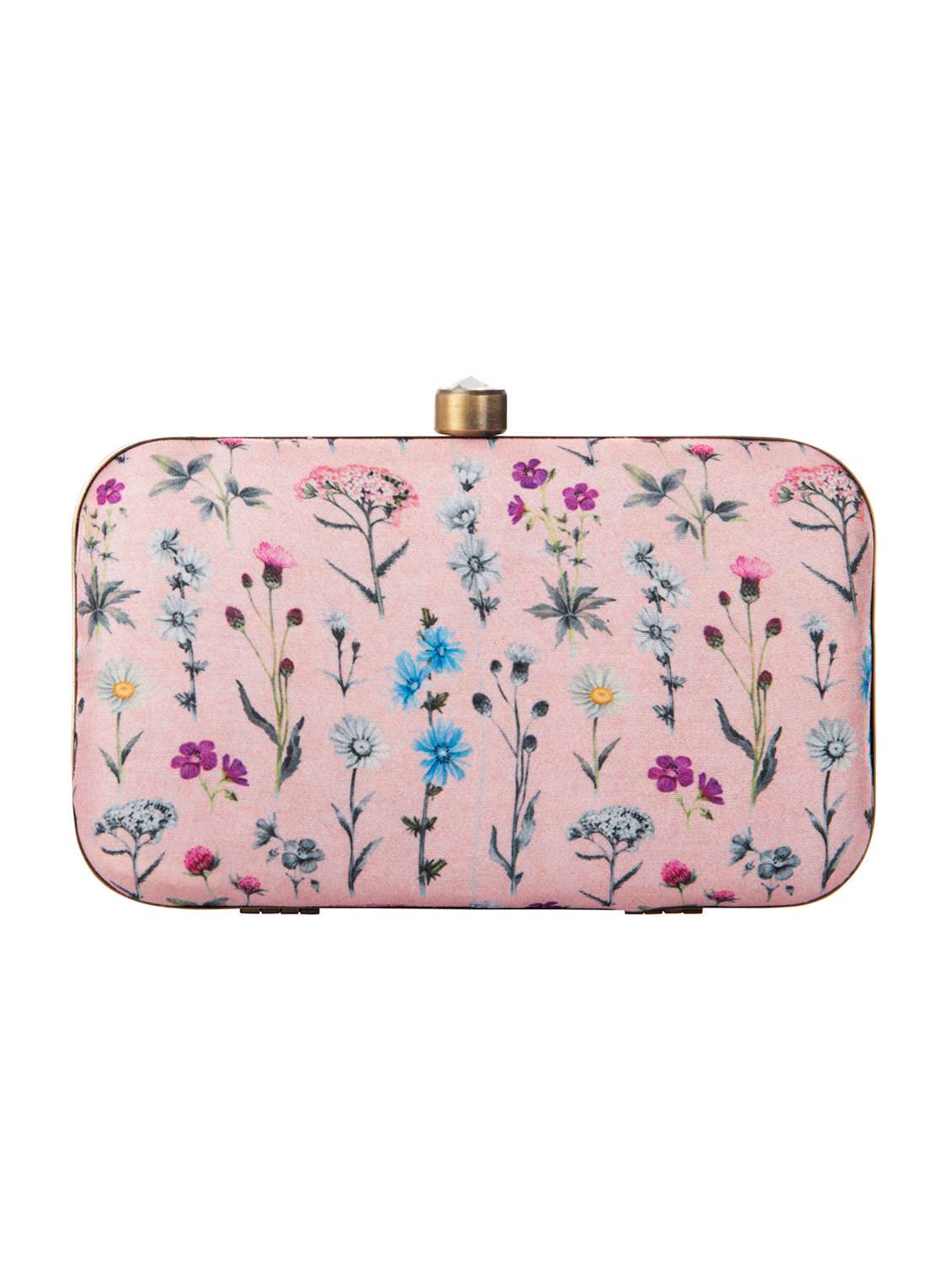 women pink floral clutch box - 18514758 -  Standard Image - 1