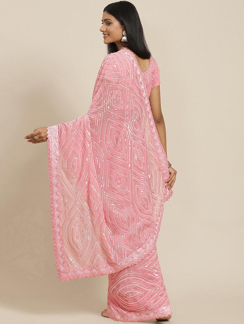 women's embroidered saree with blouse - 18515686 -  Standard Image - 1