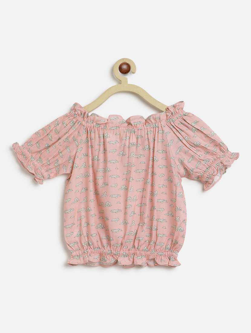 girls notch neck top - 18515760 -  Standard Image - 1