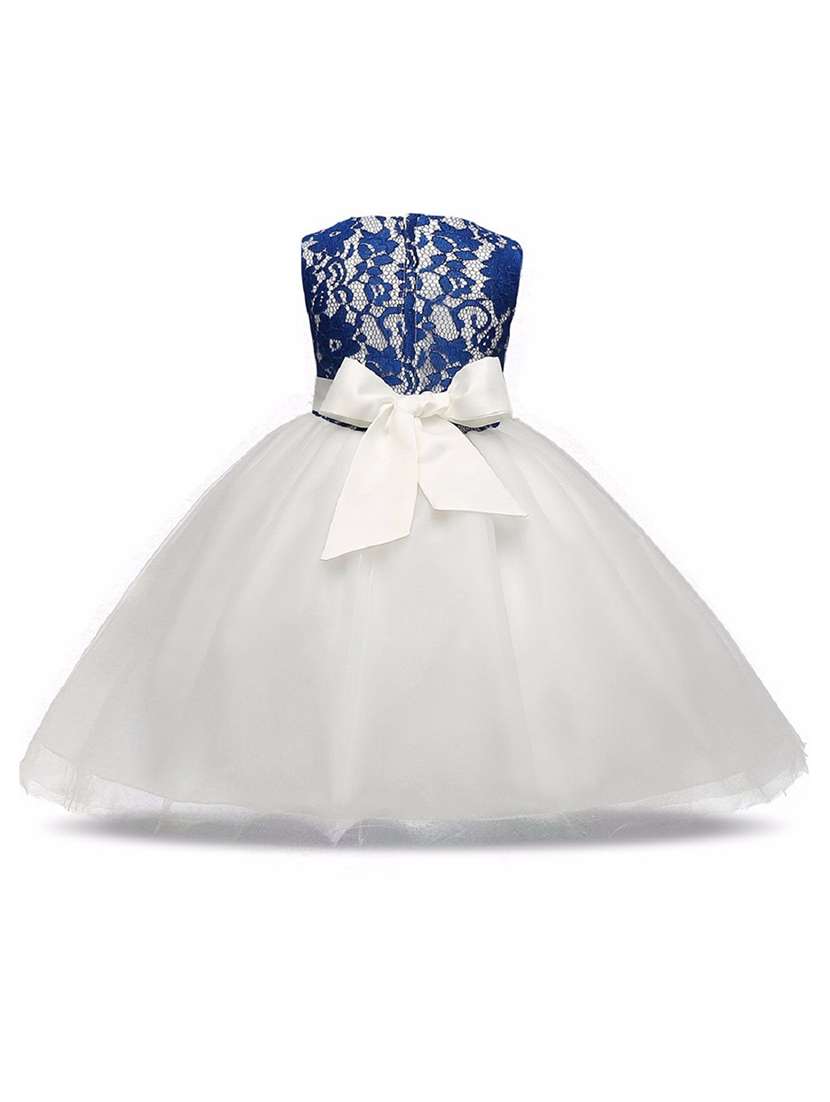 girls round neck sleeveless frock - 18517137 -  Standard Image - 1